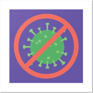 NO CORONA-VIRUS Posters and Art